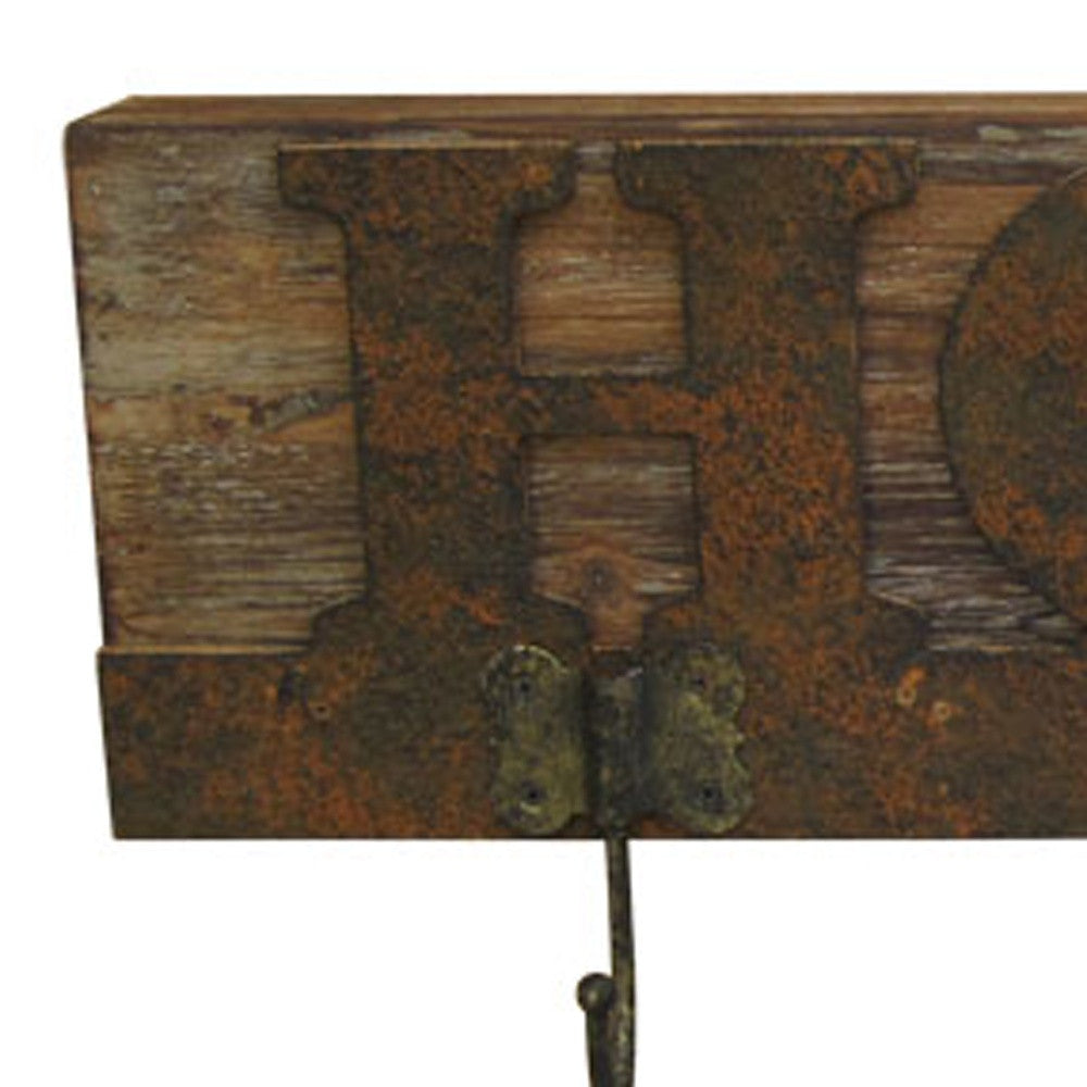 20" X 23" X 5" Brown Wooden  Plaque-3