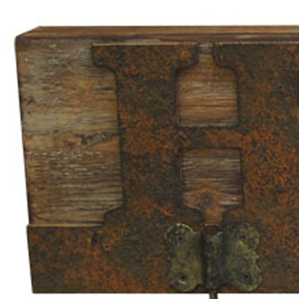 20" X 23" X 5" Brown Wooden  Plaque-5