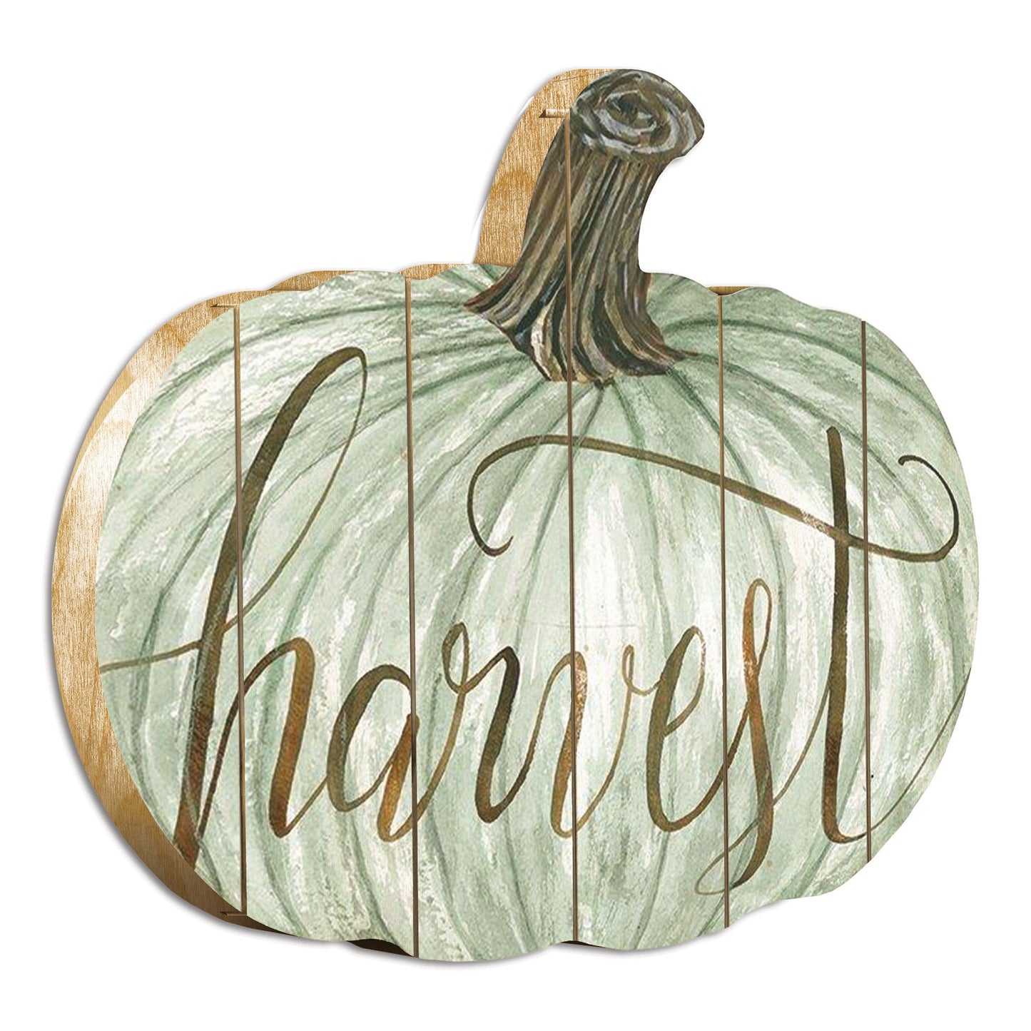 15" X 17" Brown And Green Harvest Hanging Dimensional Sculpture-2
