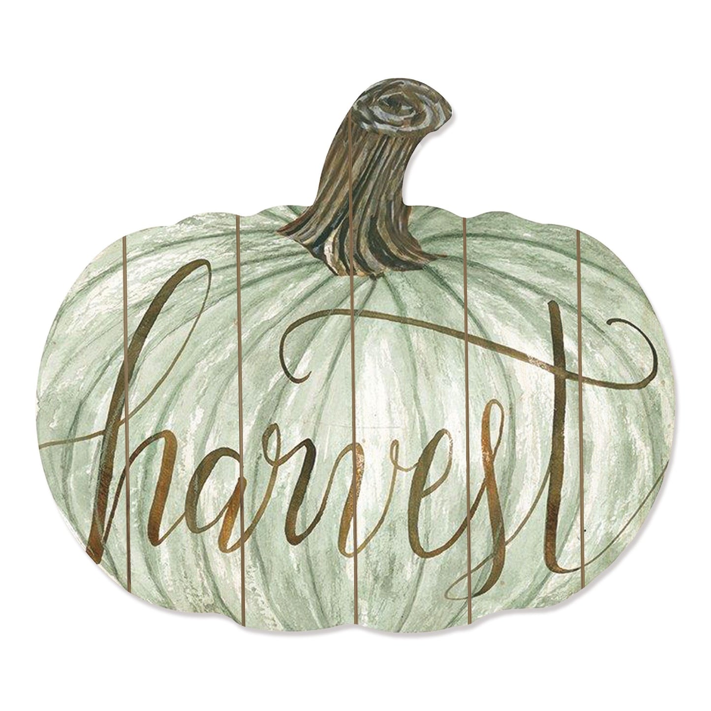 15" X 17" Brown And Green Harvest Hanging Dimensional Sculpture-1