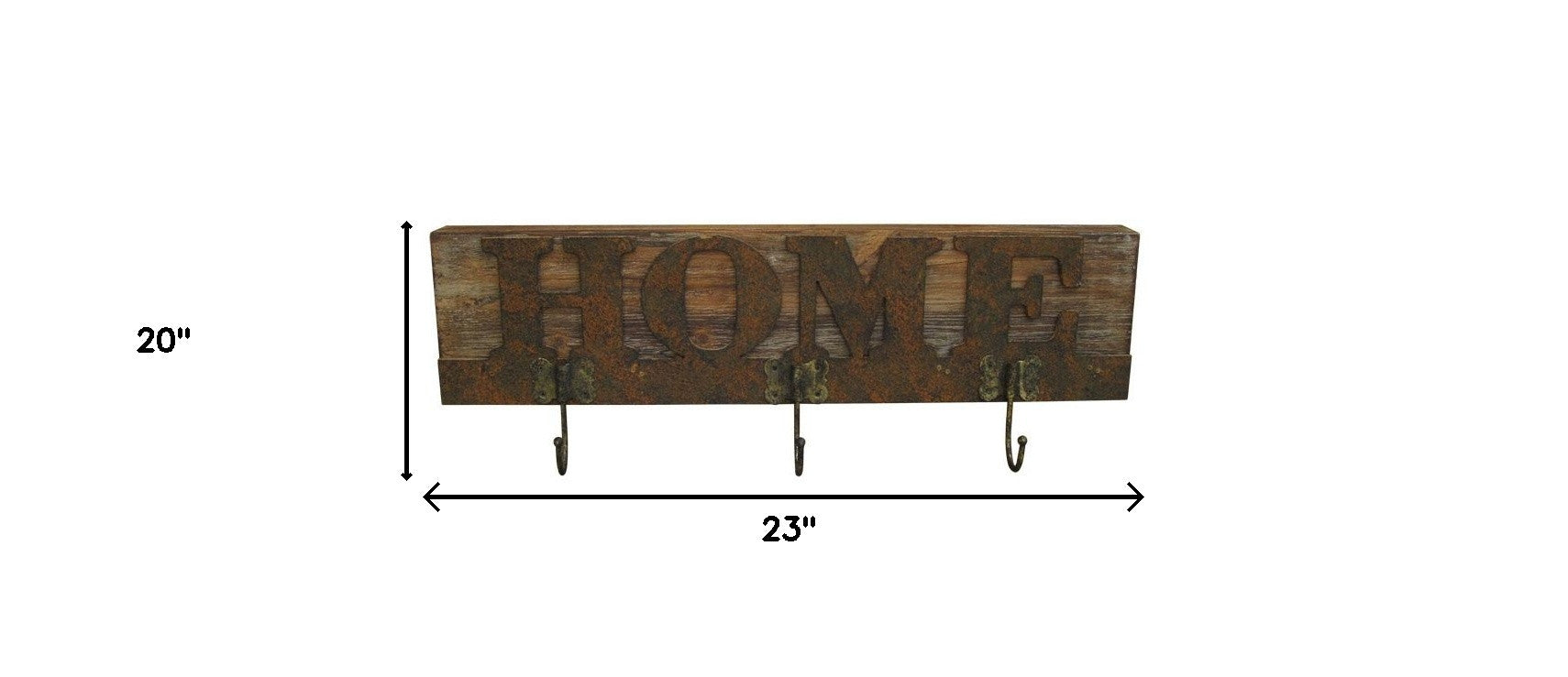 20" X 23" X 5" Brown Wooden  Plaque-7