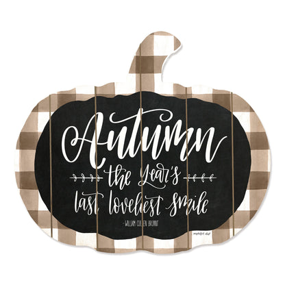 Autumn The Years Last Loveliest Smile Pumpkin Shape Wall Art-1