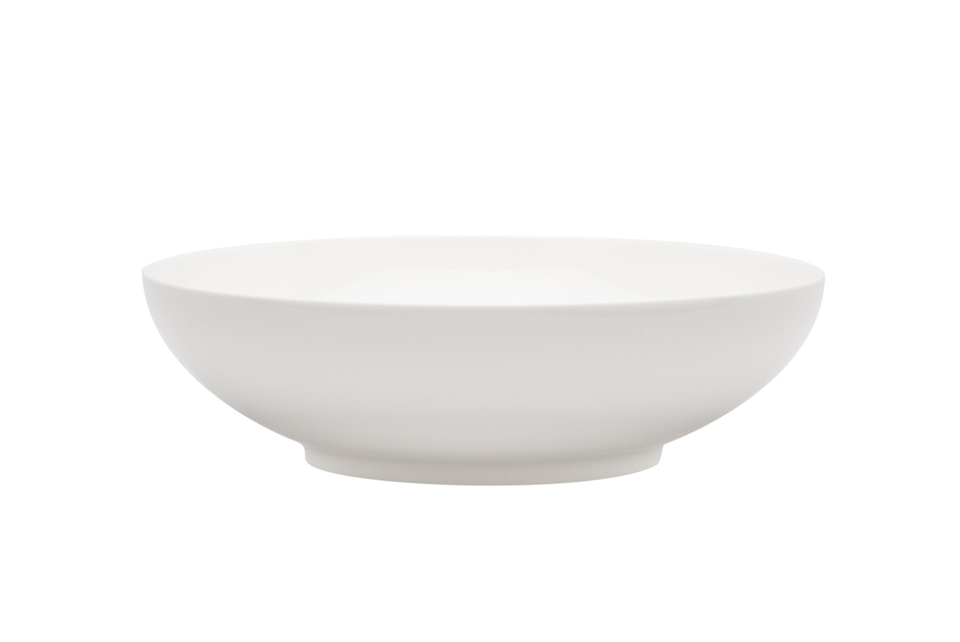 White Six Piece Porcelain Service For Six Bowl Set-0